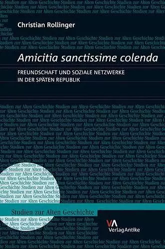 Amicitia Sanctissime Colenda cover