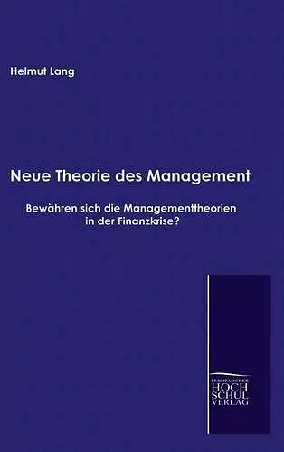 Neue Theorie des Management cover