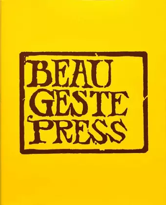BEAU GESTE PRESS cover