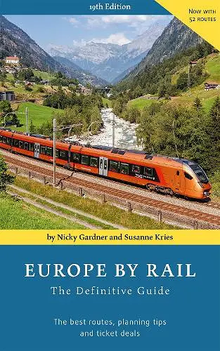 Europe by Rail: The Definitive Guide (19th edition) cover