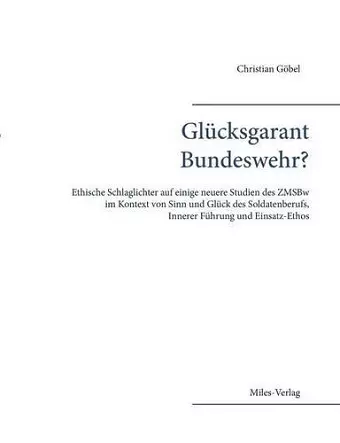 Glücksgarant Bundeswehr? cover