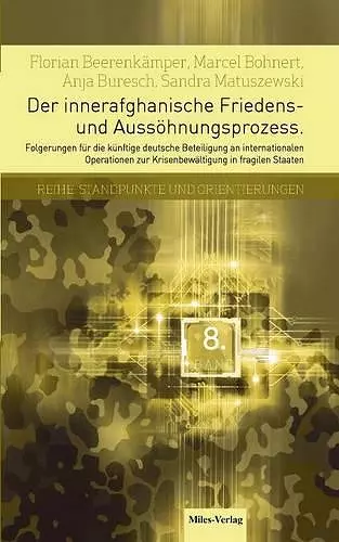 Der innerafghanische Friedens- und Aussöhnungsprozess cover