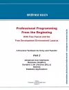 Professional Programming From The Beginning Part 2 cover