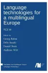 Language technologies for a multilingual Europe cover