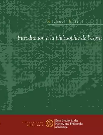 Introduction à la philosophie de l'esprit cover