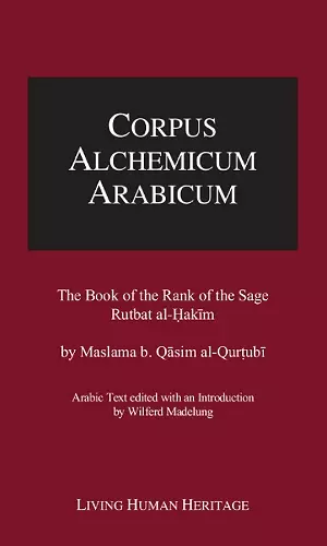 Corpus Alchemicum Arabicum -- Volume IV cover