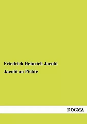 Jacobi an Fichte cover