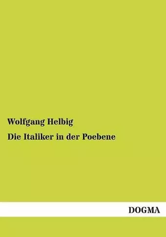 Die Italiker in der Poebene cover