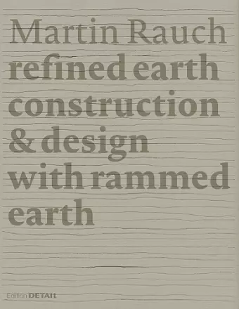 Martin Rauch: Refined Earth cover