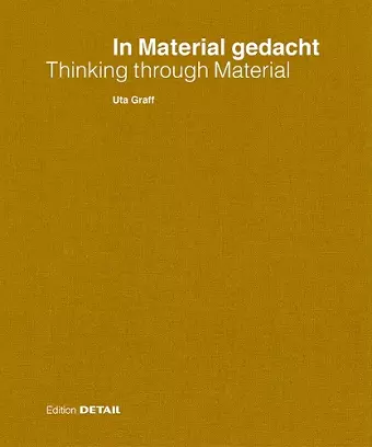 In Material gedacht – Thinking through Material cover