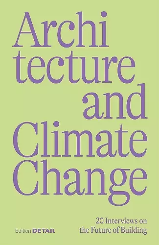 Architecture and Climate Change cover