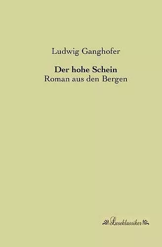 Der hohe Schein cover