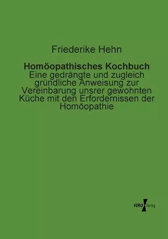 Homöopathisches Kochbuch cover