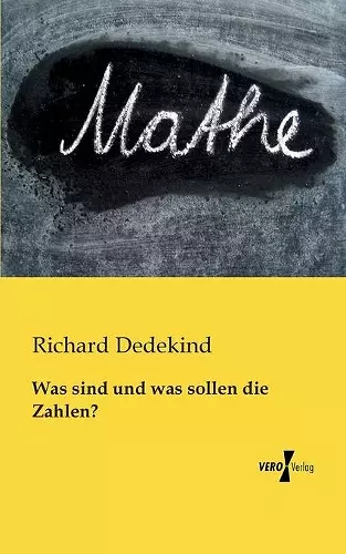 Was sind und was sollen die Zahlen? cover