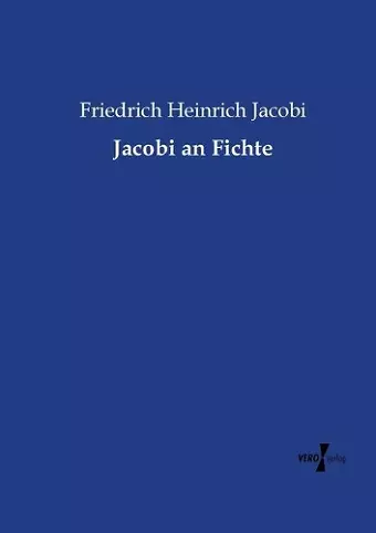 Jacobi an Fichte cover