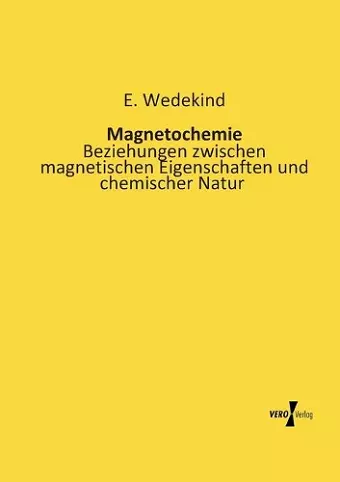 Magnetochemie cover