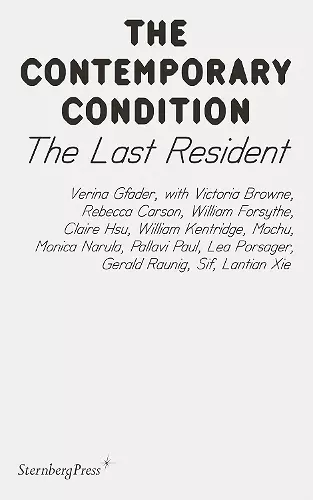 The Last Resident cover