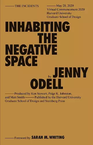 Inhabiting the Negative Space cover