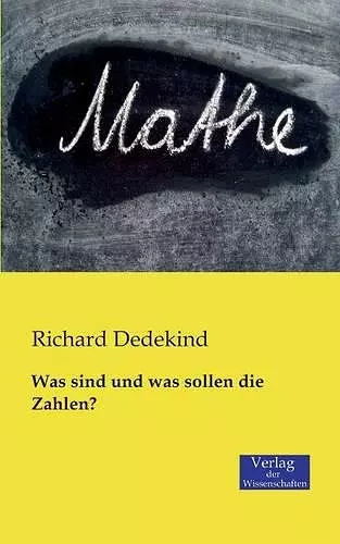 Was sind und was sollen die Zahlen? cover