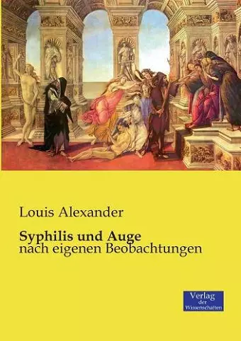 Syphilis und Auge cover