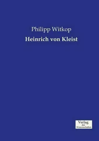Heinrich von Kleist cover