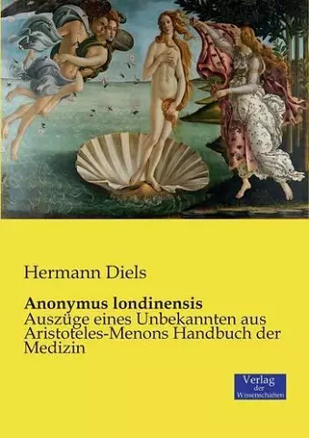 Anonymus londinensis cover