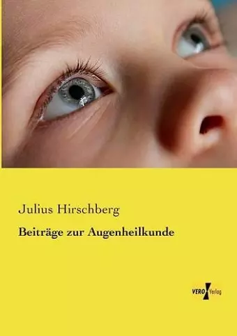 Beiträge zur Augenheilkunde cover