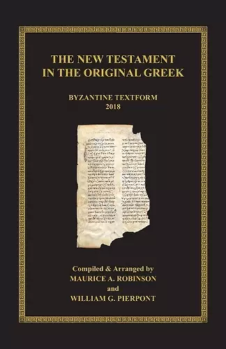 The New Testament in the Original Greek cover