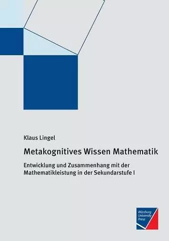 Metakognitives Wissen Mathematik cover