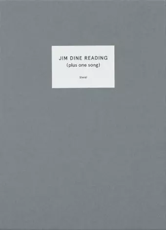 Jim Dine Reading cover