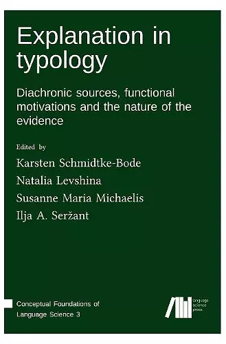 Explanation in Typology cover