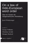 On a law of Indo-European word order cover