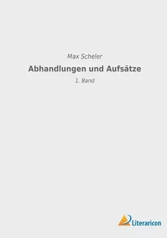 Abhandlungen und Aufsätze cover