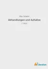 Abhandlungen und Aufsätze cover