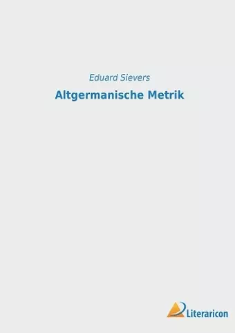 Altgermanische Metrik cover