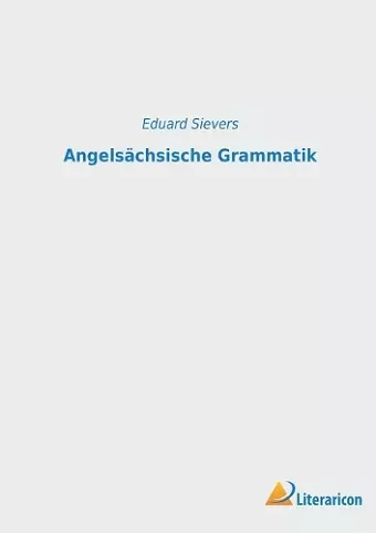 Angelsächsische Grammatik cover