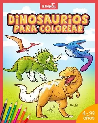 Dinosaurios para colorear cover