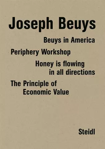 Joseph Beuys: Four Books in a Box cover