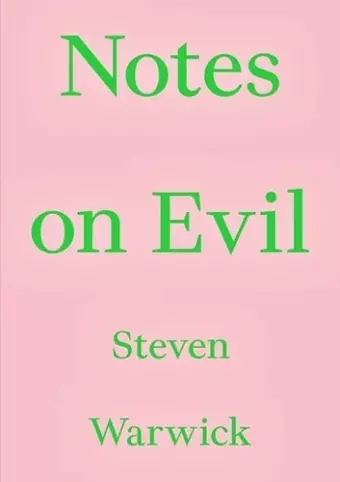 Notes on Evil cover