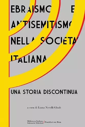 Ebraismo e antisemitismo nella società italiana cover