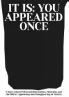 It is: You Appeared Once cover