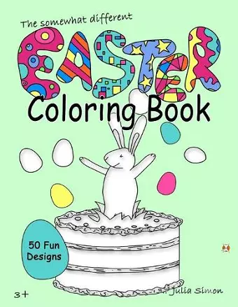 The somewhat different Easter coloring book cover