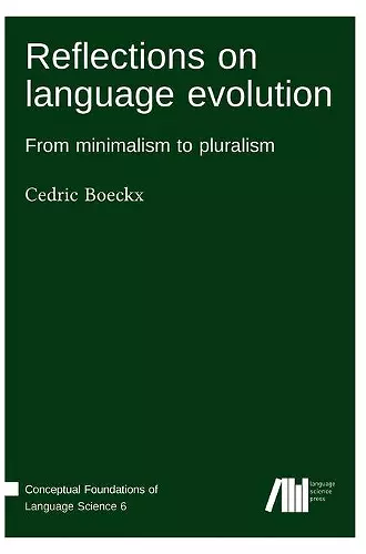 Reflections on language evolution cover