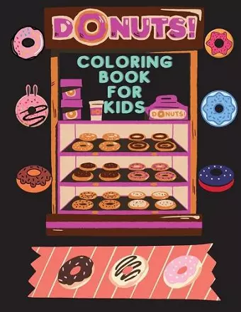 DONUTS Coloring Book for Kids cover