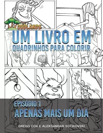 Um Livro Em Quadrinhos Para Colorir cover