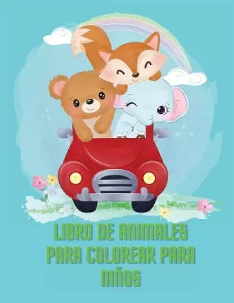 Libro para colorear de animales para niños cover