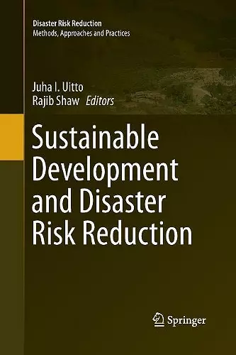 Sustainable Development and Disaster Risk Reduction cover