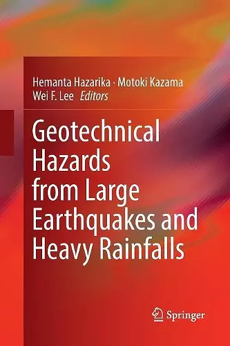 Geotechnical Hazards from Large Earthquakes and Heavy Rainfalls cover