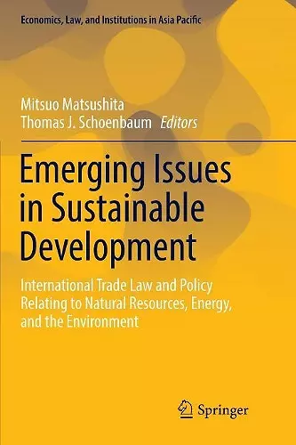 Emerging Issues in Sustainable Development cover