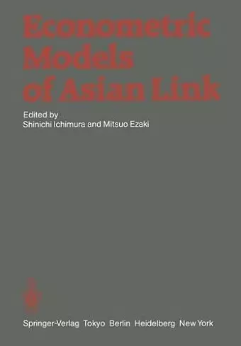 Econometric Models of Asian Link cover